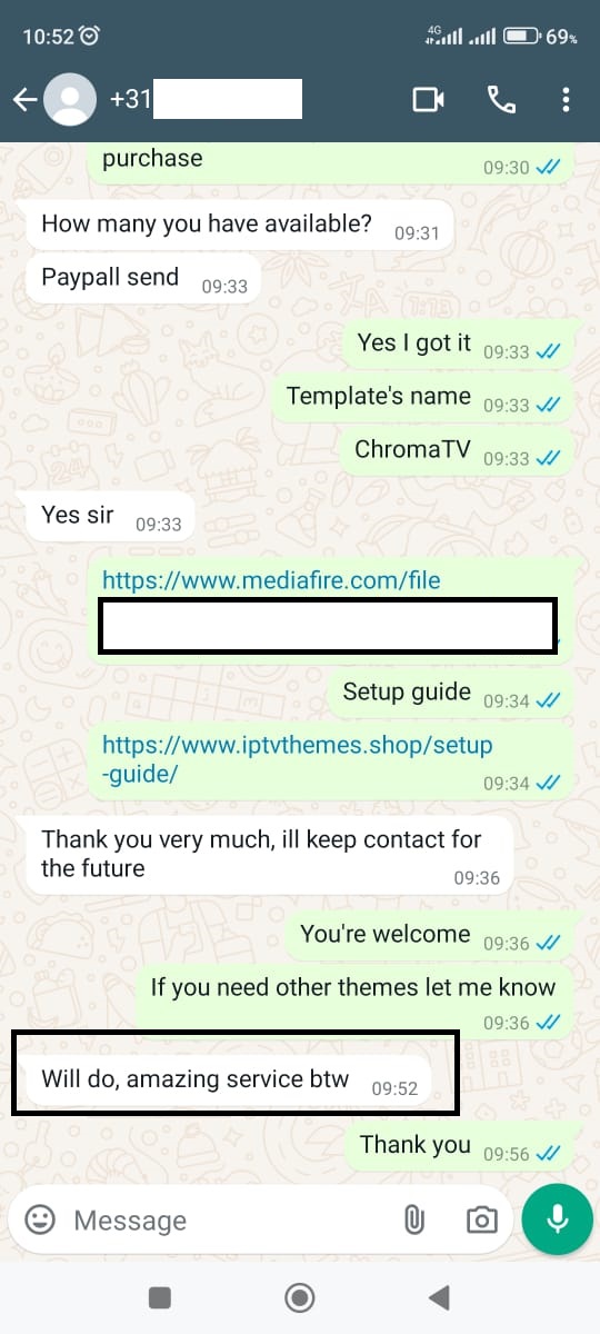 iptv templates testimonials